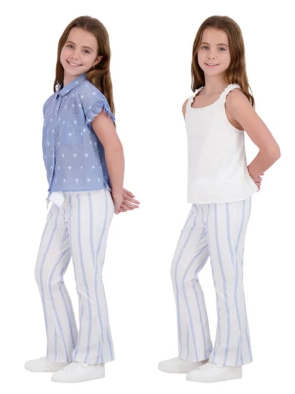French Connection Youth 3-piece Blue Pant & Tops Set